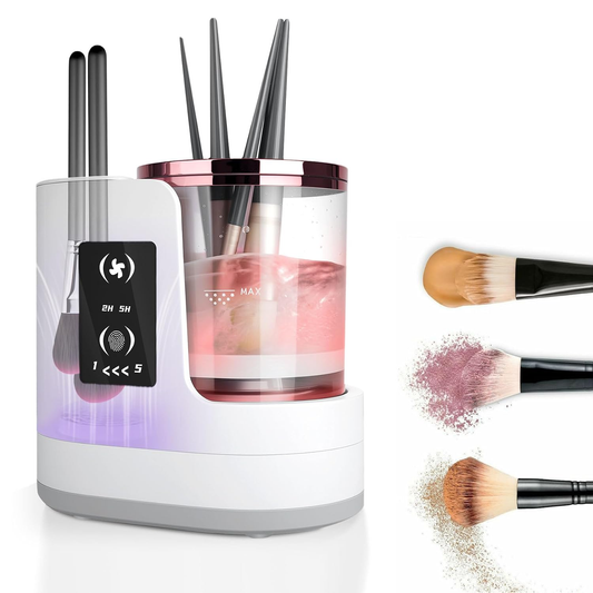 BrushSpa – Limpiador y Secador Eléctrico de Brochas de Maquillaje 2 en 1